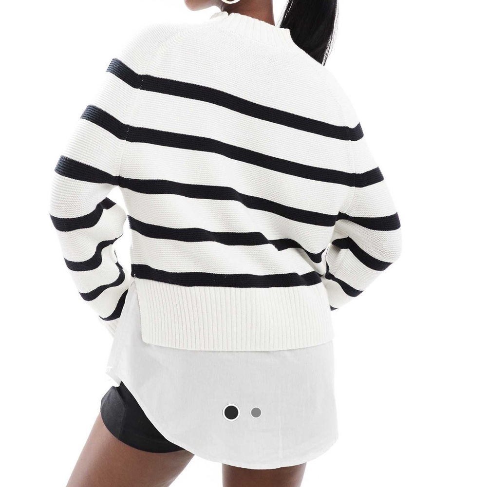 French Connection 2 in 1 Stripe Sweater